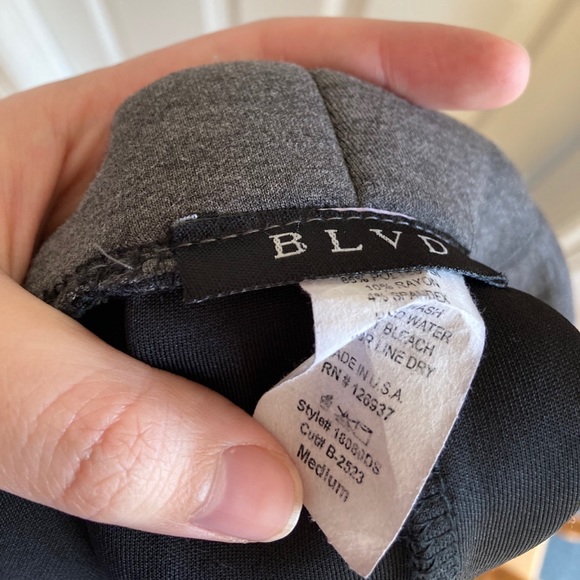 4/$30 BLVD Neoprene Pleat Skirt - Picture 5 of 5